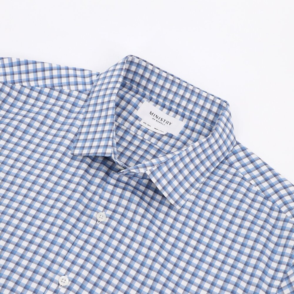 MINISTRY OF SUPPLY Aero Dress Shirt Performance Button Down Size XXL Slim
